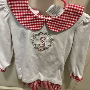 Letter S Christmas shirt